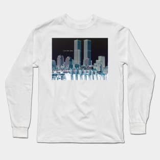 World Trade Center - Twin Towers - 09/07/2001 Long Sleeve T-Shirt